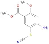 Methyl 4-amino-2-methoxy-5-thiocyanobenzoate
