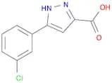 5-(3-Chlorophenyl)-1H-pyrazole-3-carboxylic acid