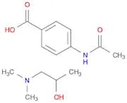 4-acetamidobenzoic acid, compound with 1-(dimethylamino)propan-2-ol (1