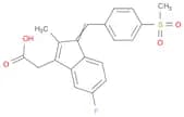 5-Fluoro-2-methyl-1-[[4-(methylsulfonyl)phenyl]methylene]-1H-indene-3-acetic acid
