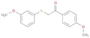 1-(4-Methoxyphenyl)-2-((3-methoxyphenyl)thio)ethanone
