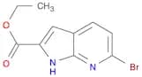 ETHYL 6-BROMO-1H-PYRROLO[2,3-B]PYRIDINE-2-CARBOXYLATE
