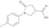 1-(4-Fluoro-phenyl)-5-oxo-pyrrolidine-3-carboxylic acid