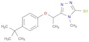 5-[1-(4-tert-Butylphenoxy)ethyl]-4-methyl-4H-1,2,4-triazole-3-thiol