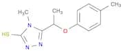 4-Methyl-5-[1-(4-methylphenoxy)ethyl]-4H-1,2,4-triazole-3-thiol