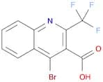 4-Bromo-2-(trifluoromethyl)quinoline-3-carboxylic acid