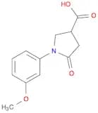 1-(3-Methoxyphenyl)-5-oxo-3-pyrrolidinecarboxylic acid