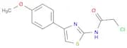 2-CHLORO-N-[4-(4-METHOXY-PHENYL)-THIAZOL-2-YL]-ACETAMIDE