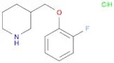 3-((2-Fluorophenoxy)methyl)piperidine hydrochloride