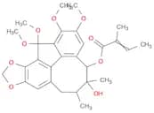 2-BUTENOIC ACID, 2-METHYL-, (5S,6S,7S,13AS)-5,6,7,8-TETRAHYDRO-6-HYDROXY-1,2,3,13-TETRAMETHOXY-6,7…