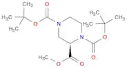 (R)-1,4-di-Boc-piperazine-2-carboxylic acid Methyl ester