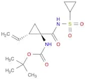 t-Butyl(1R,2S)-1-(cyclopropylsulfonylcarbamoyl)-2-vinylcyclopropylcarbamate