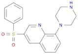 Quinoline, 3-(phenylsulfonyl)-8-(1-piperazinyl)-