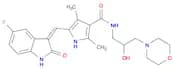 1H-Pyrrole-3-carboxamide,5-[(5-fluoro-1,2-dihydro-2-oxo-3H-indol-3-ylidene)methyl]-N-[(2S)-2-hydro…