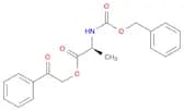 L-Alanine, N-[(phenylmethoxy)carbonyl]-, 2-oxo-2-phenylethyl ester