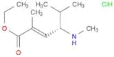 2-Hexenoic acid, 2,5-dimethyl-4-(methylamino)-, ethyl ester, hydrochloride, (2E,4S)-