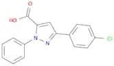 5-(4-CHLORO-PHENYL)-2-PHENYL-2H-PYRAZOLE-3-CARBOXYLIC ACID