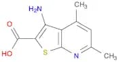 3-Amino-4,6-dimethylthieno[2,3-b]pyridine-2-carboxylic acid