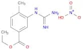 3-[(AMINOIMINOMETHYL)AMINO]-4-METHYLBENZOIC ACID ETHYL ESTER MONONITRATE