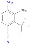 Benzonitrile, 4-amino-3-methyl-2-(trifluoromethyl)- (9CI)