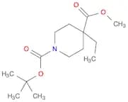 1,4-Piperidinedicarboxylic acid, 4-ethyl-, 1-(1,1-dimethylethyl) 4-methyl ester