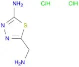 5-(aminomethyl)-1,3,4-thiadiazol-2-amine dihydrochloride