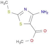 4-Amino-2-methylthio-5-thiazolecarboxylic acid methyl ester