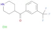 Piperidin-4-yl(3-(trifluoromethyl)phenyl)methanone hydrochloride