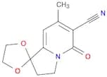 7'-Methyl-5'-oxo-3',5'-dihydro-2'H-spiro[[1,3]dioxolane-2,1'-indolizine]-6'-carbonitrile