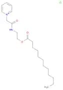 1-(2-((2-(Dodecanoyloxy)ethyl)amino)-2-oxoethyl)pyridin-1-ium chloride