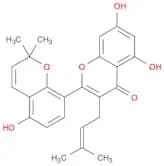 5,7-Dihydroxy-2-(5-hydroxy-2,2-dimethyl-2H-1-benzopyran-8-yl)-3-(3-methyl-2-butenyl)-4H-1-benzopyr…