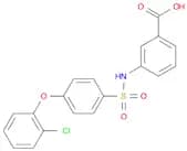 3-[4-(2-CHLOROPHENOXY)PHENYLSULFONAMIDO]BENZOIC ACID