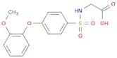 2-[4-(2-methoxyphenoxy)benzenesulfonamido]acetic acid