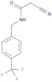 2-Cyano-N-[4-(trifluoromethyl)benzyl]acetamide