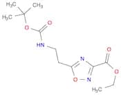 Ethyl 5-(2-(tert-butoxycarbonylamino)ethyl)-1,2,4-oxadiazole-3-carboxylate