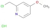2-(chloromethyl)-4-methoxypyridine hydrochloride