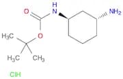 Carbamic acid, [(1R,3R)-3-aminocyclohexyl]-, 1,1-dimethylethyl ester, rel- (9CI)