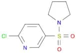 2-chloro-5-(pyrrolidine-1-sulfonyl)pyridine