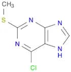 6-Chloro-2-(methylthio)-7H-purine