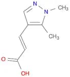 (2E)-3-(1,5-dimethyl-1H-pyrazol-4-yl)acrylic acid