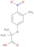 2-Methyl-2-(3-methyl-4-nitrophenoxy)propanoic acid