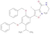 5-(2,4-bis(benzyloxy)-5-isopropylphenyl)-N-ethyl-4-iodoisoxazole-3-carboxamide