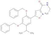 5-[2,4-bis(benzyloxy)-5-(propan-2-yl)phenyl]-N-ethyl-1,2-oxazole-3-carboxamide