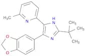2-(5-Benzo[1,3]dioxol-5-yl-2-tert-butyl-3H-imidazol-4-yl)-6-methylpyridine  hydrate  hydrochloride