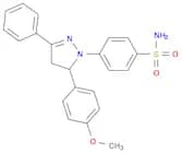 4-[5-(4-Methoxyphenyl)-3-phenyl-4,5-dihydropyrazol-1-yl]benzenesulfonamide