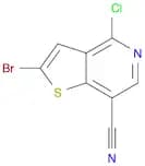 2-Bromo-4-chlorothieno[3,2-c]pyridine-7-carbonitrile