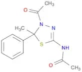 N-(4-Acetyl-4,5-dihydro-5-methyl-5-phenyl-1,3,4-thiadiazol-2-yl)acetamide