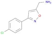 1-[3-(4-chlorophenyl)-5-isoxazolyl]methanamine