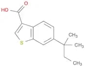 6-(1,1-Dimethylpropyl)-1-benzothiophene-3-carboxylic acid