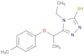 4-Ethyl-5-[1-(4-methylphenoxy)ethyl]-4H-1,2,4-triazole-3-thiol